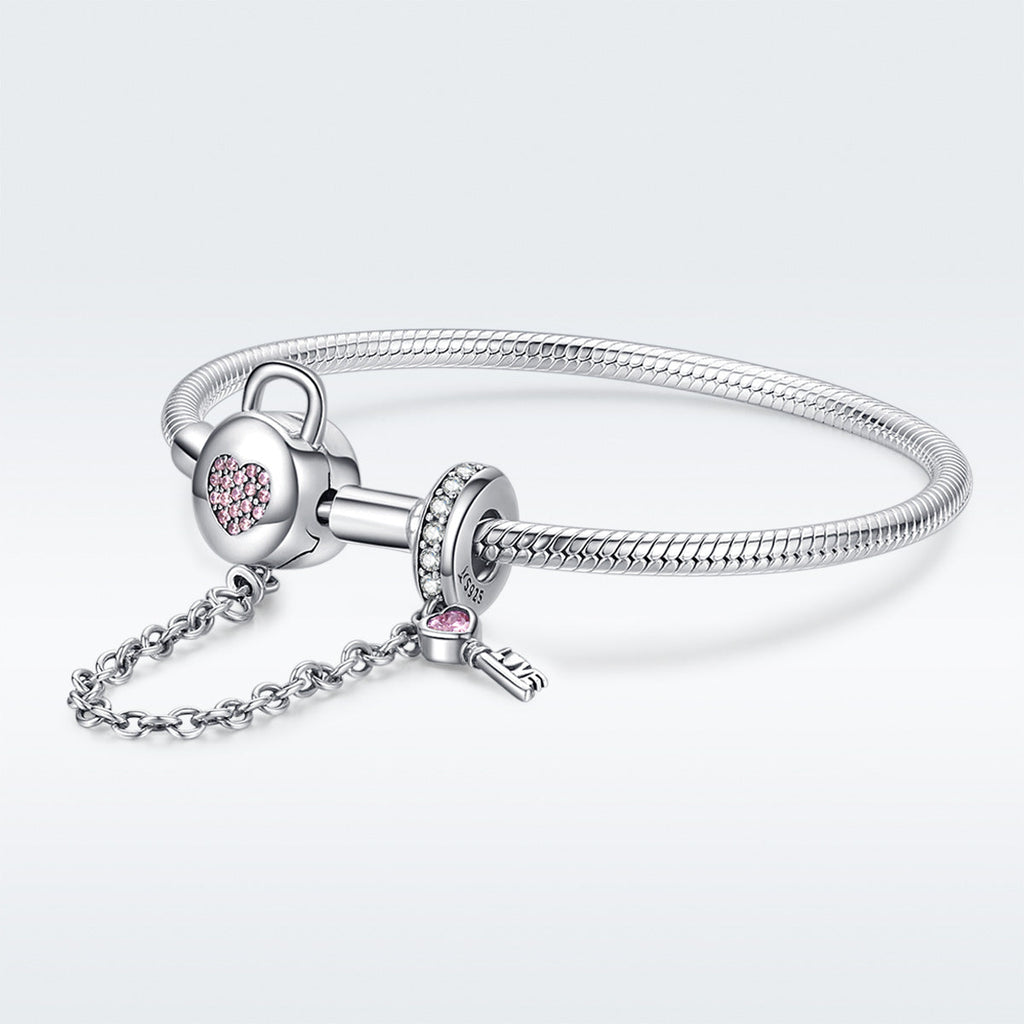 925 Sterling Silver Bracelet 17cm for Women
