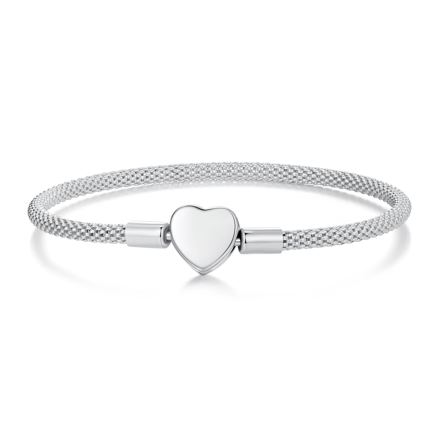 925 Sterling Silver Bracelet 17.0cm Inner Diameter for Women