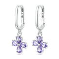 925 Sterling Silver Earrings with Pavé Setting CZ for Women