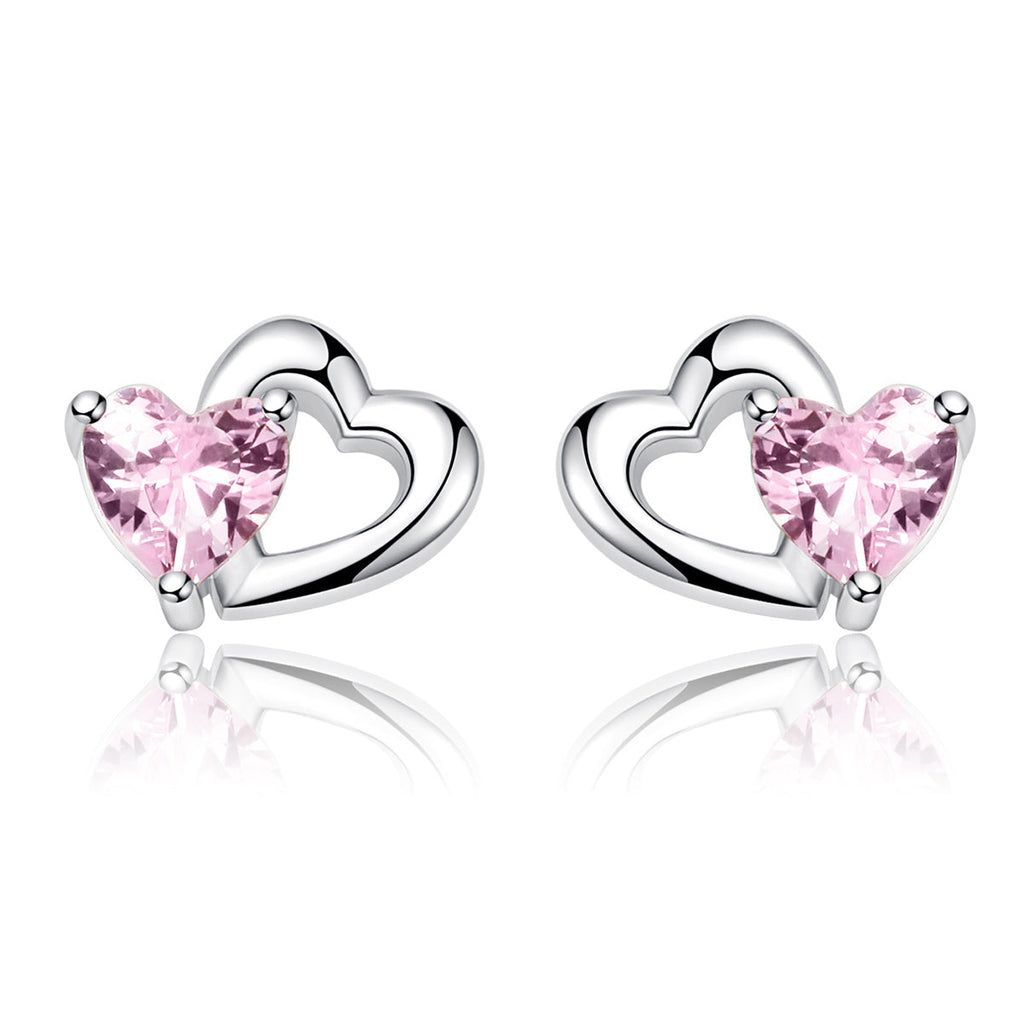 925 Sterling Silver Earrings with Pavé Setting CZ for Women