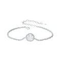 925 Sterling Silver Bracelet 150mm with CZ and Resin