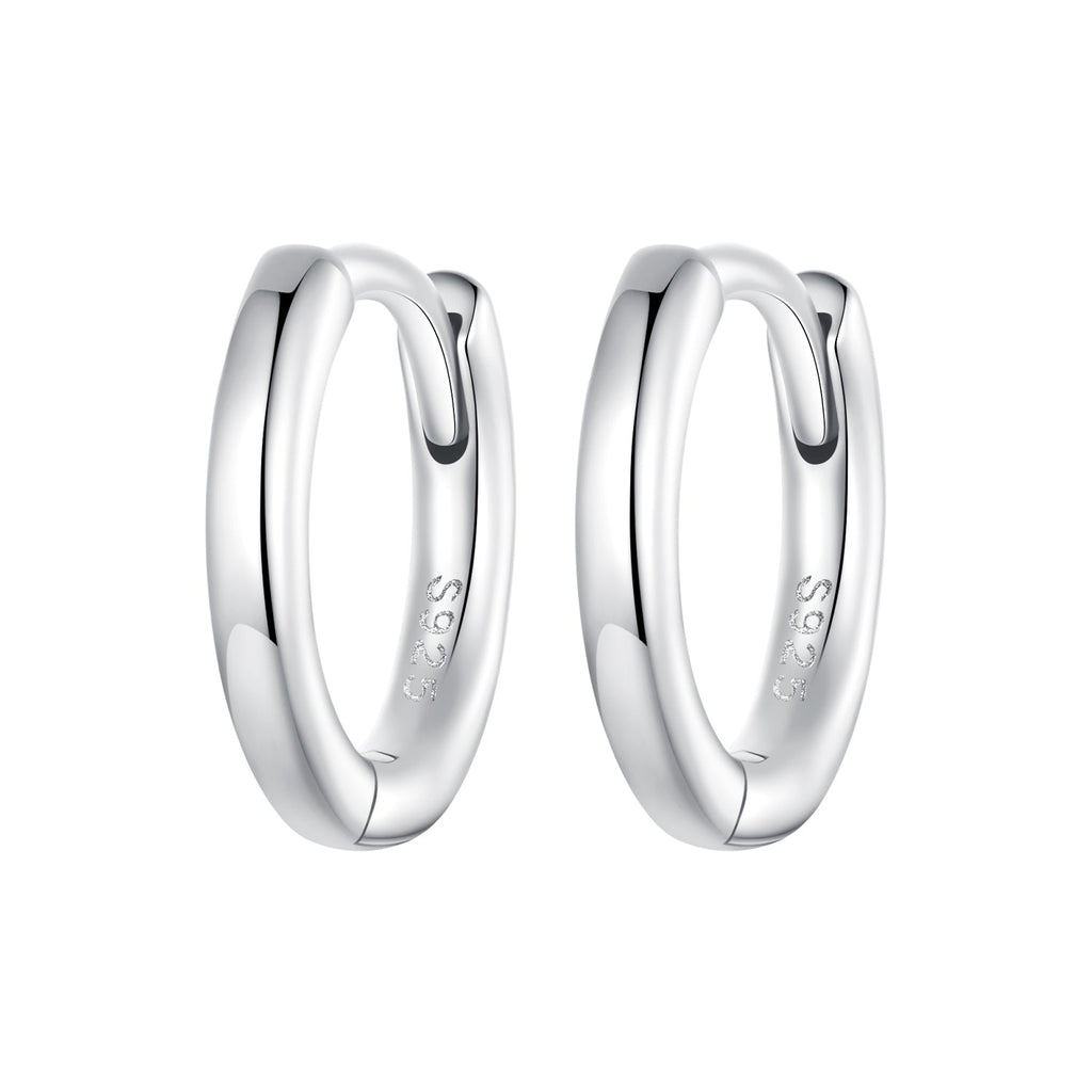 925 Sterling Silver & White Gold Plated Earrings for Women