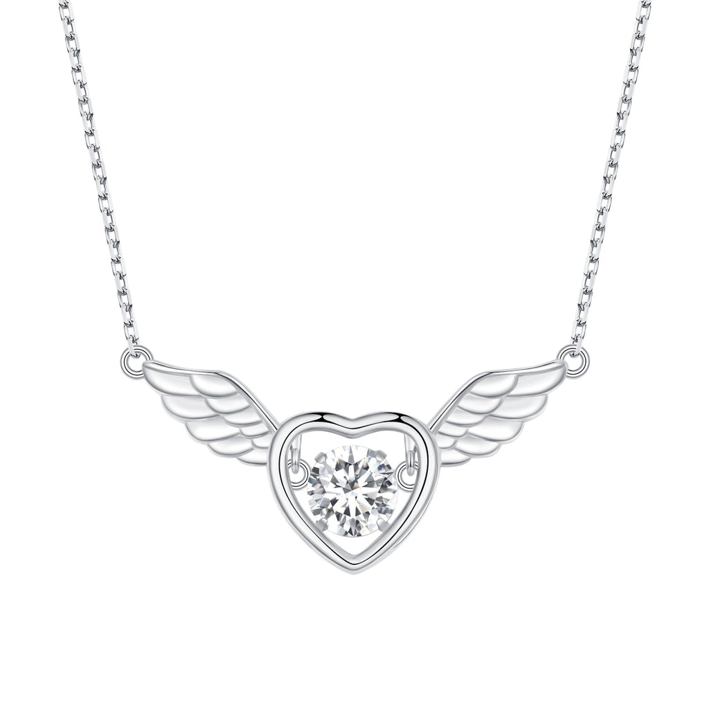 925 Sterling Silver Adjustable Necklace with Zircon and CZ for Women