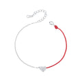 925 Sterling Silver & Plated White Gold 160+30mm Bracelet