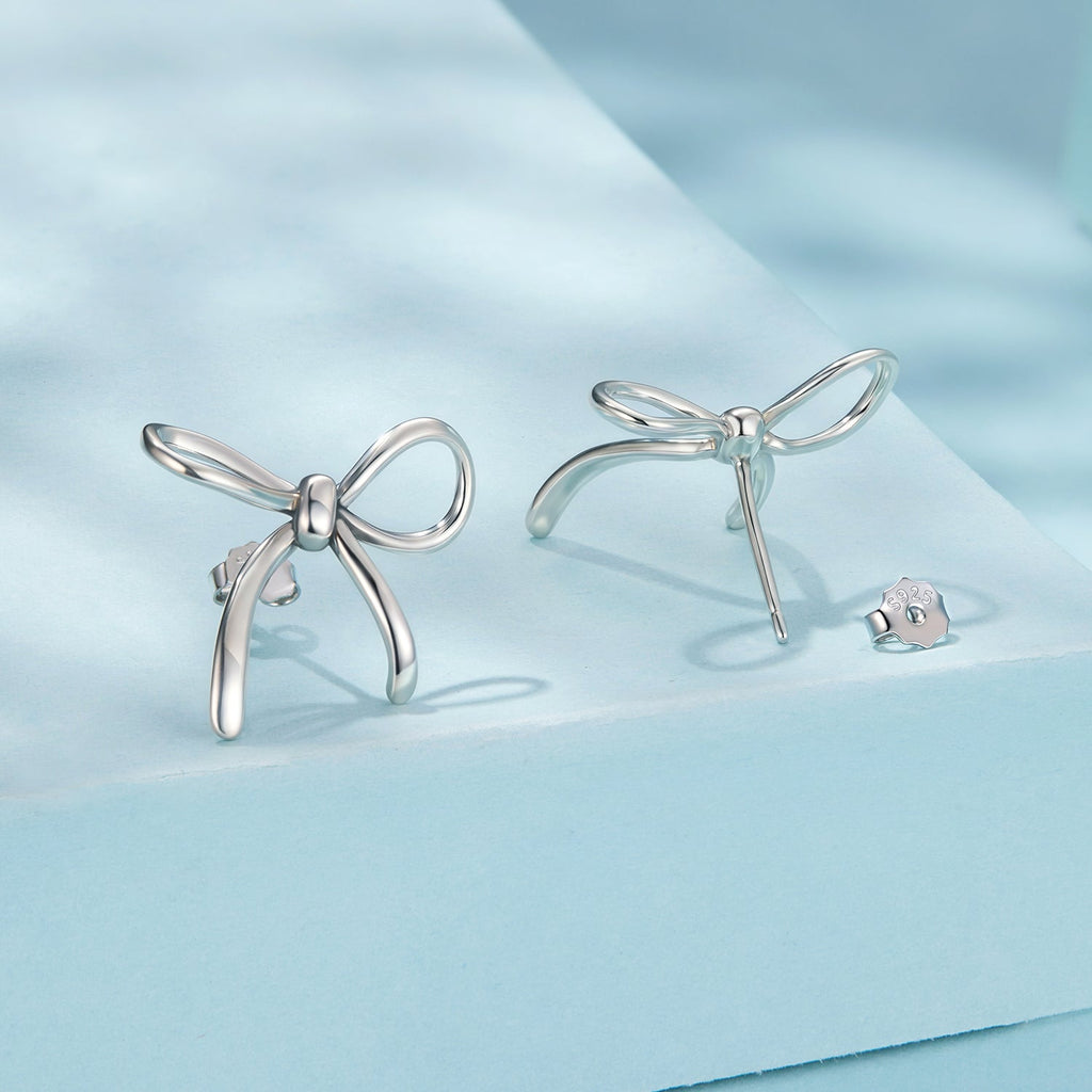 925 Sterling Silver Earrings in Oxidized Finish - Size 1.7*1.8cm for Women
