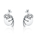925 Sterling Silver Oxidized Earrings for Women