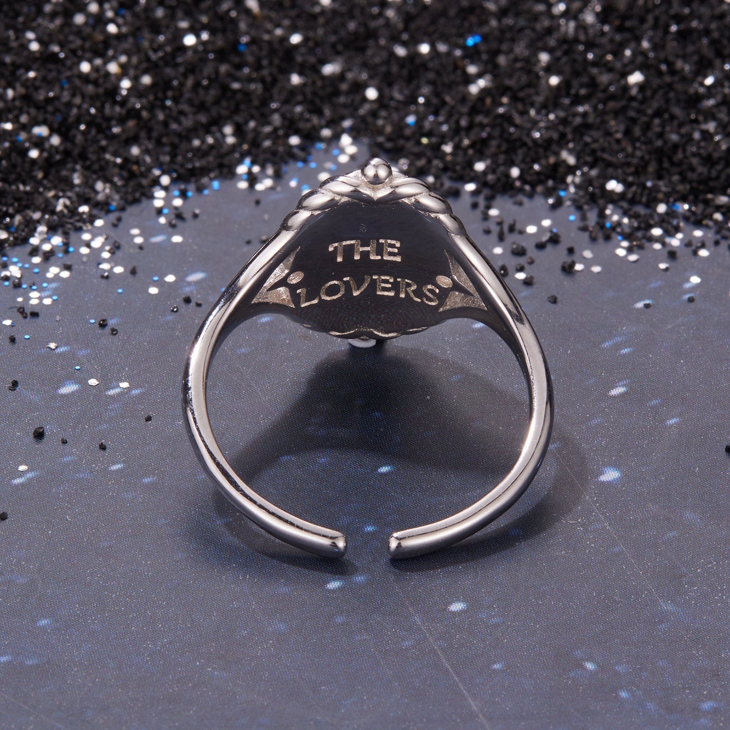 925 Sterling Silver Pendant 0.15cm Enamel CZ Ring for Women