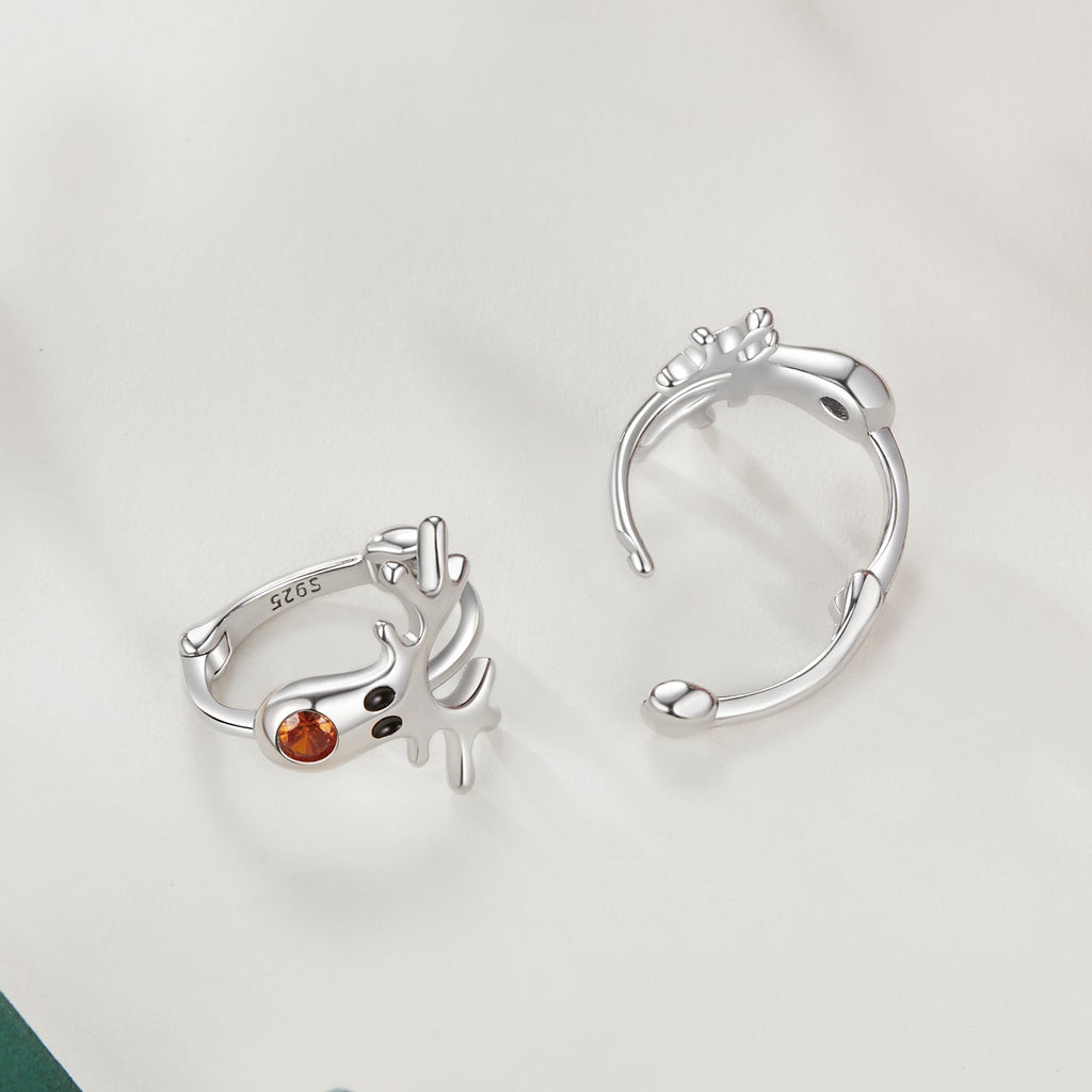 925 Sterling Silver White Gold Plated Pavé Set CZ Earrings for Women