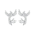 925 Sterling Silver Plated White Gold Earrings for Women