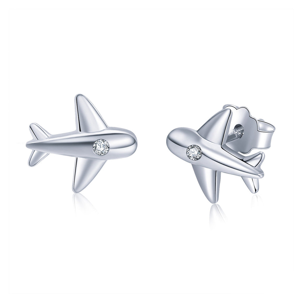 925 Sterling Silver Earrings with Pavé Setting CZ for Women