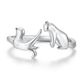 S925 Oxidized Silver 1.8mm Ring