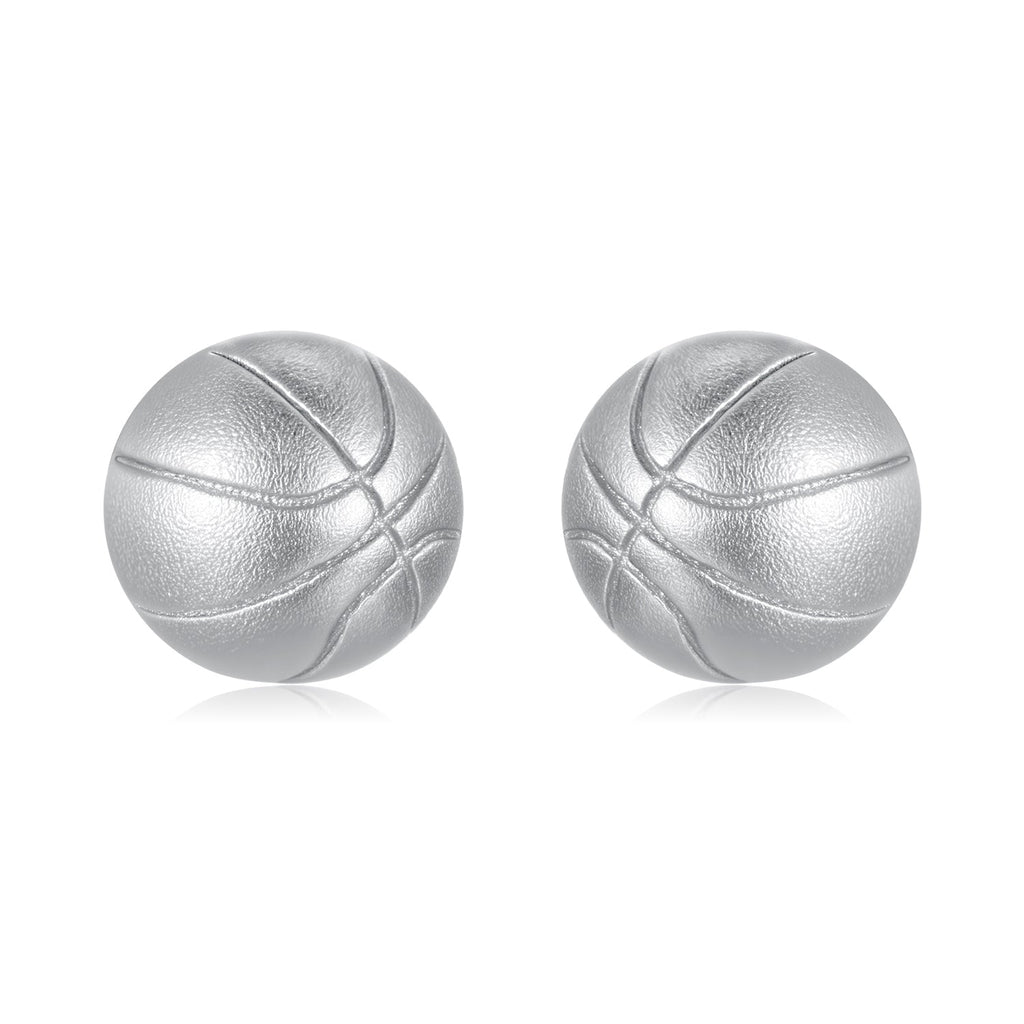 925 Sterling Silver Plated White Gold Earrings