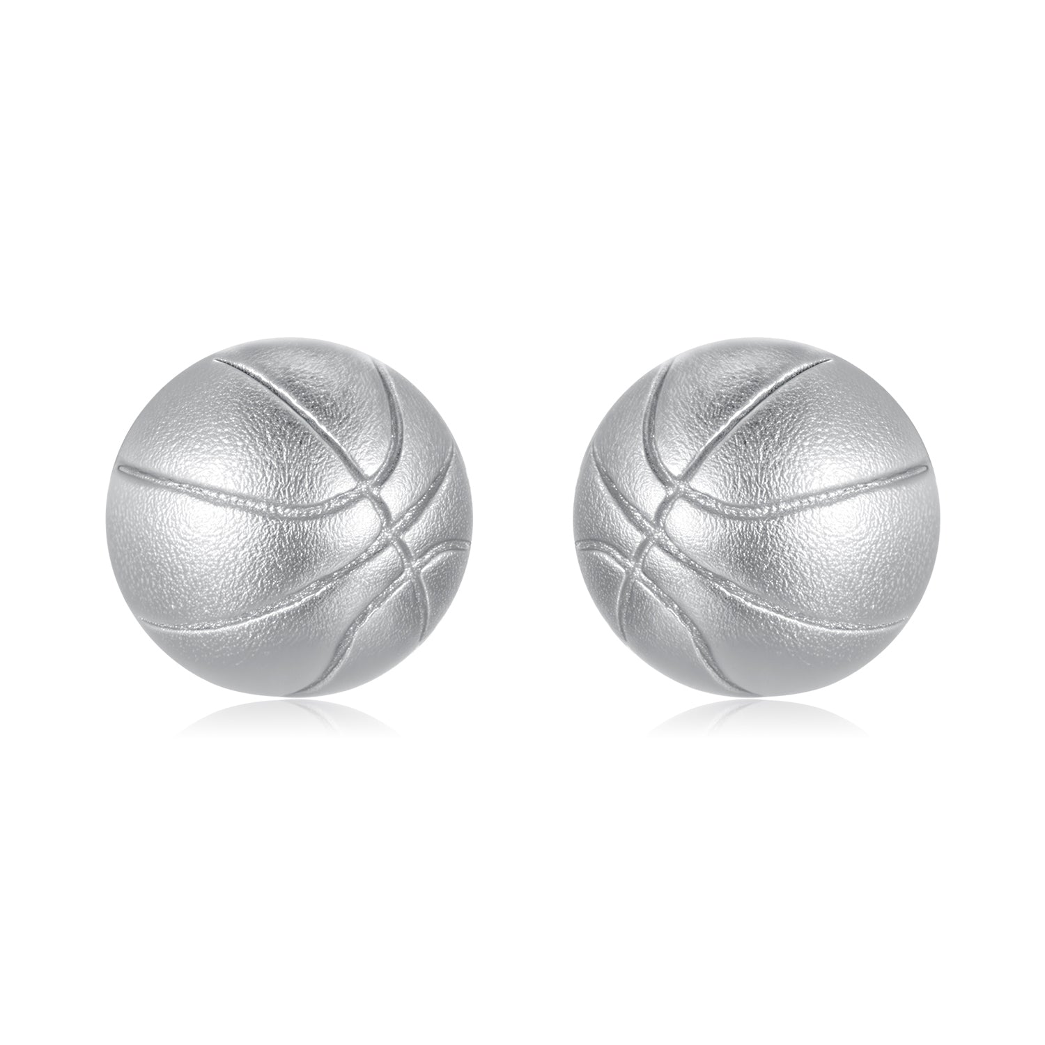 925 Sterling Silver Plated White Gold Earrings