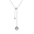 925 Sterling Silver Necklace 42CM Length with 9.5CM Pendant for Women