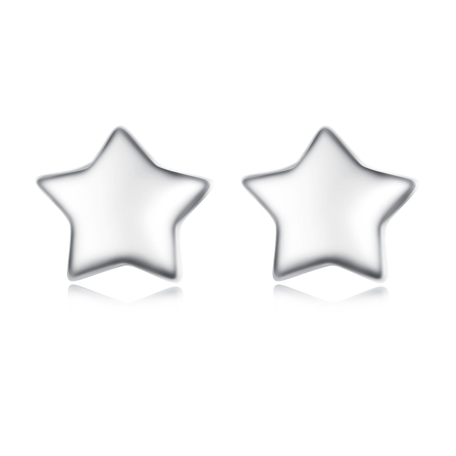 S925 Sterling Silver Earrings with Plated Platinum Finish for Women