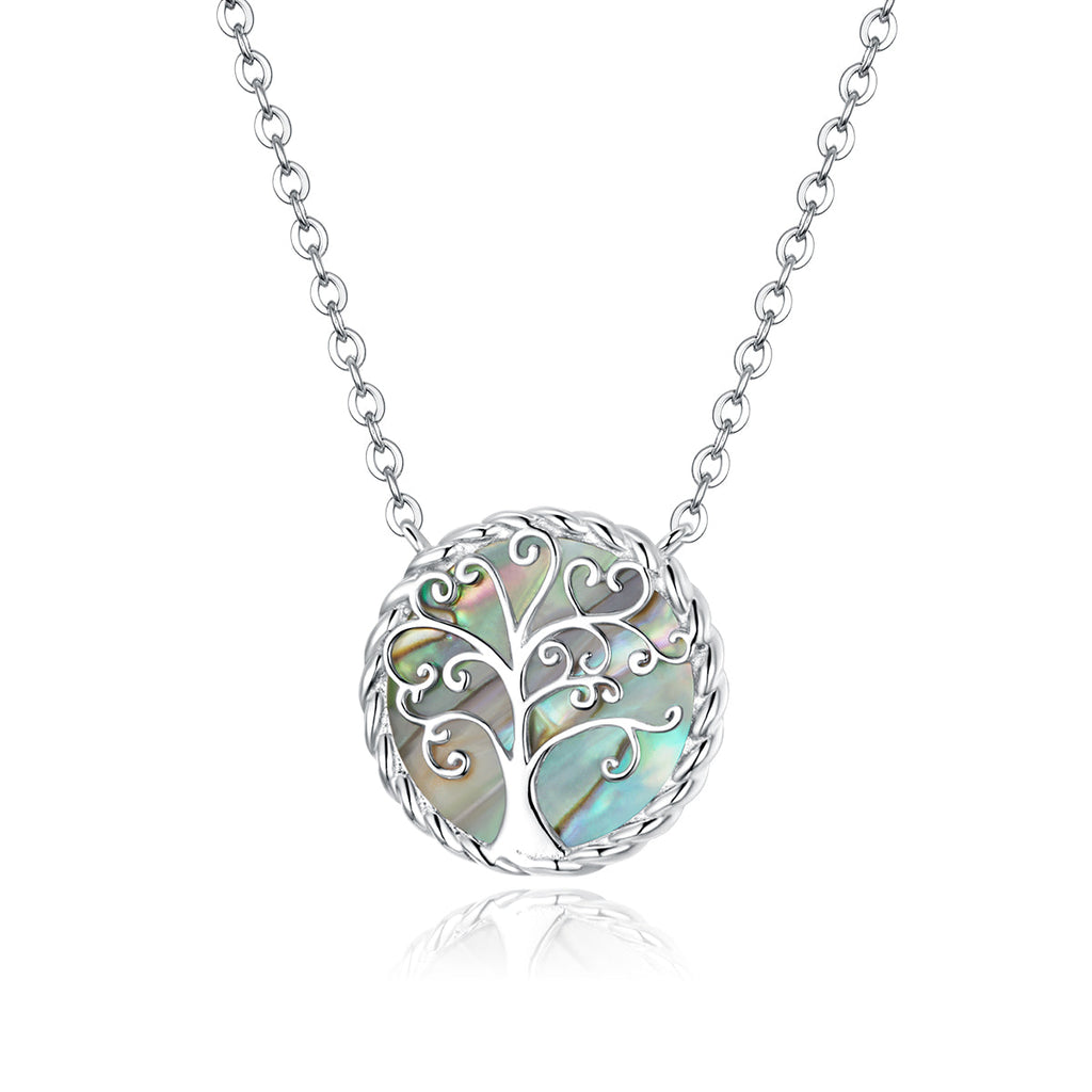 925 Sterling Silver Adjustable Mica Necklace for Women