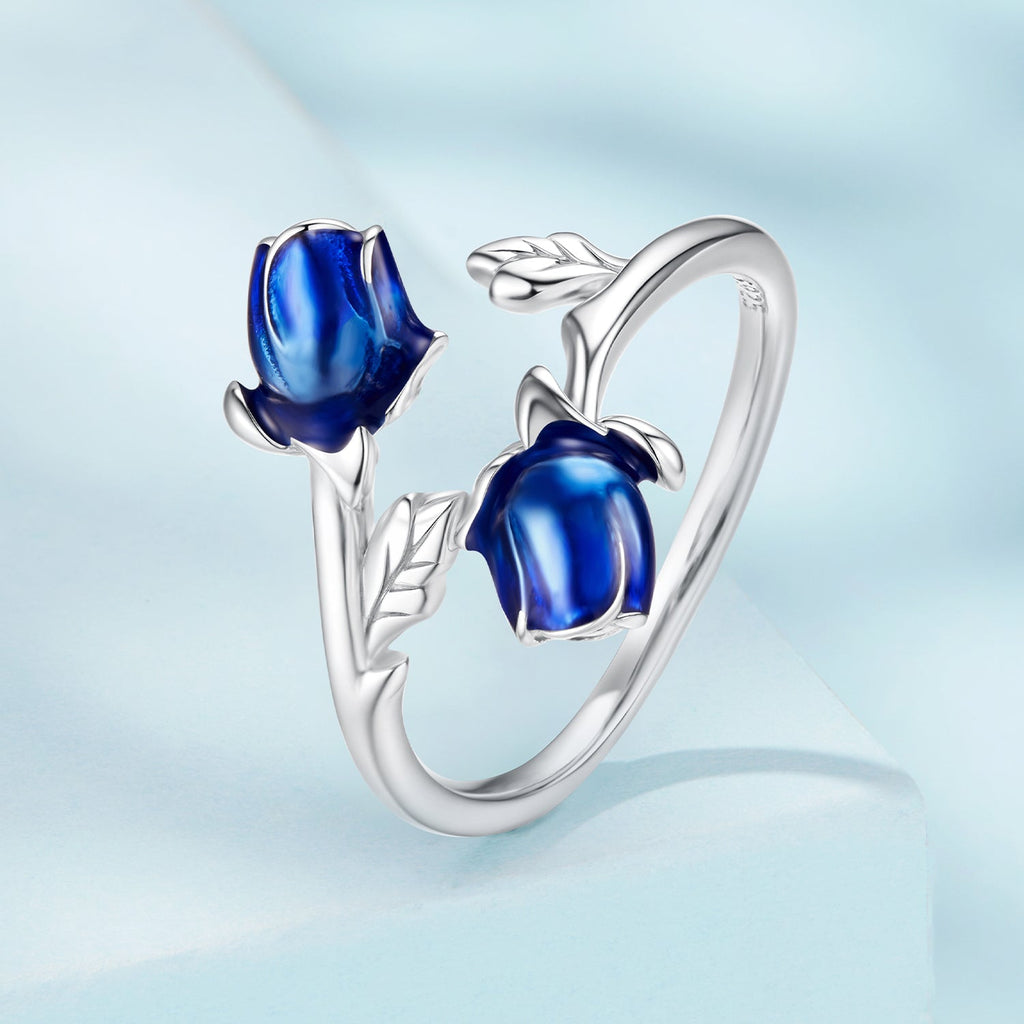 925 Sterling Silver Enamel 0.15cm Ring for Women