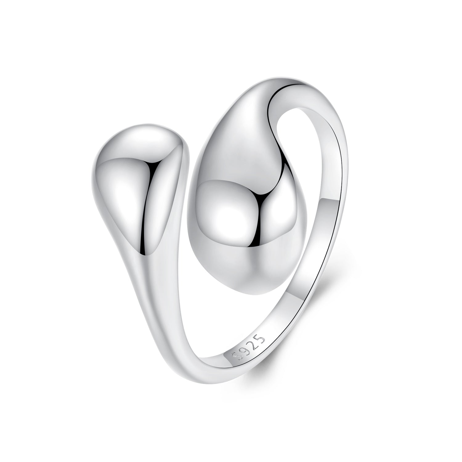 925 Sterling Silver Plated Gold Ring for Women