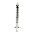 BD Luer Lock 1 ml Syringe Needleless Secure Connection 100 Count