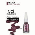 Flormar Pearly Chrome Purple Shimmer Nail Polish PL418 11ml