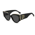 Dsquared2 D2 0032/S Grey Women's Square Sunglasses 54mm