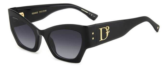 Dsquared2 Dark Grey Square Women's Sunglasses D2 0132/S