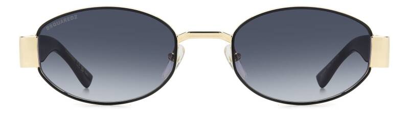 Dsquared2 D2 0155/S Blue Rectangular Men's Sunglasses 53mm