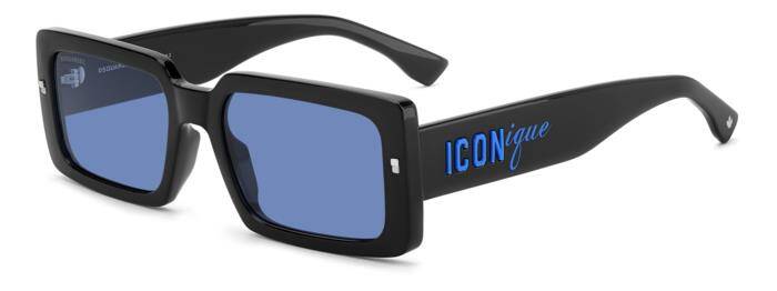 Dsquared2 Icon 0029/S Men's Rectangular Sunglasses 55mm
