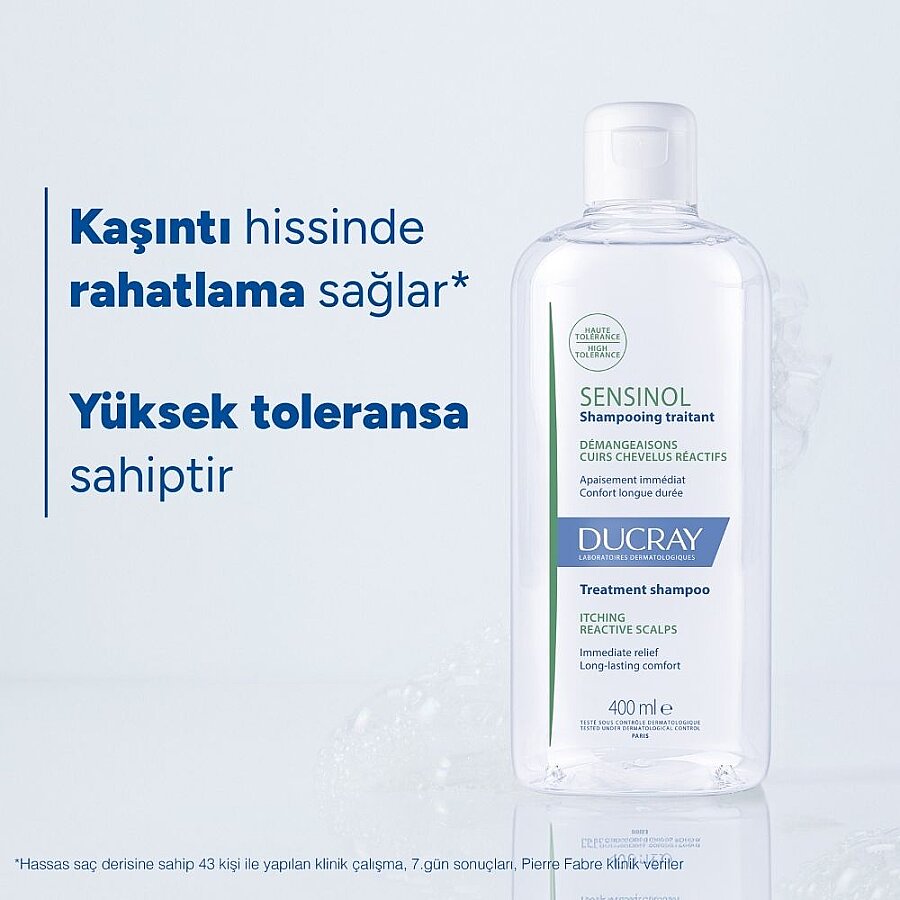 Ducray Sensinol Soothing Shampoo for Sensitive Scalps 400 ml