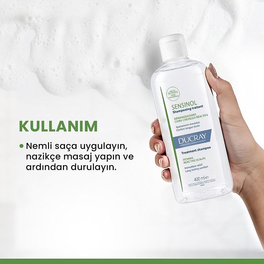 Ducray Sensinol Soothing Shampoo for Sensitive Scalps 400 ml