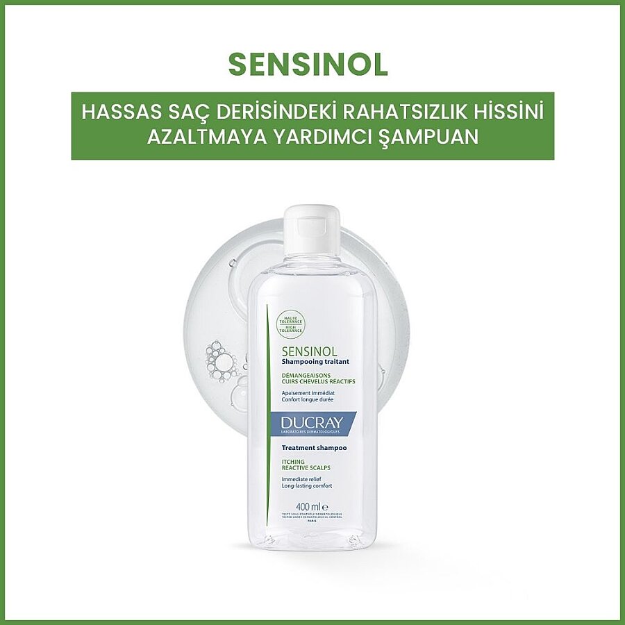 Ducray Sensinol Soothing Shampoo for Sensitive Scalps 400 ml