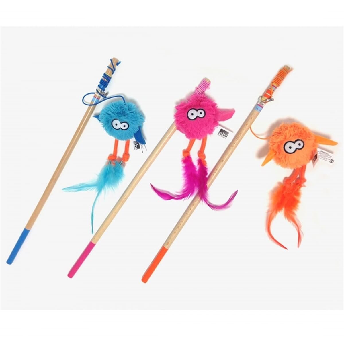 Duvo+ Coockoo Jumpy Fishing Rod Interactive Cat Toy 40 cm