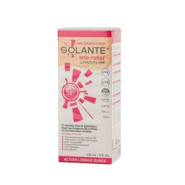 Solante Telerubor Tinted Sun Care Lotion SPF50+ - Moisturizing, Antioxidant-Rich Sun Protection for Sensitive Skin