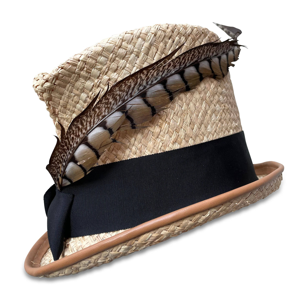 Cha Cha's House of Ill Repute - Fay - Twisted Straw Top Hat: Medium 22.5/23