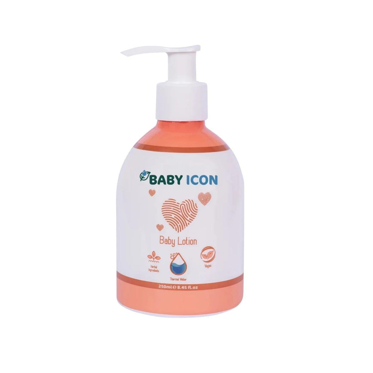Baby Icon Moisturizing Baby Lotion for Face and Body - Vegan, Cruelty-Free, Dermatologically Tested - 8.45 fl oz