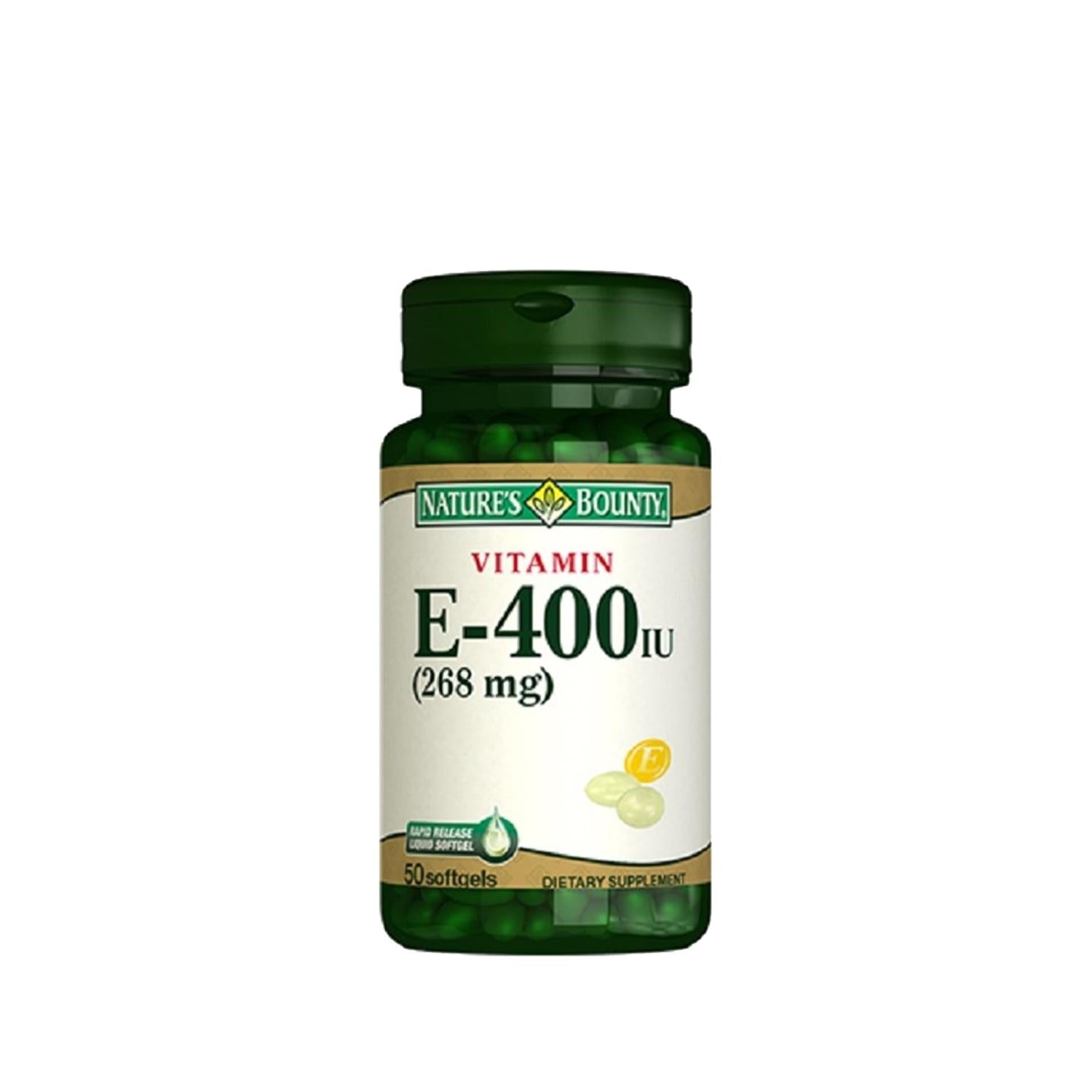 Nature's Bounty Vitamin E 400 IU Softgels