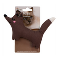 Eastland Catnip Crinkle Plush Fox Toy for Cats 16.5 cm