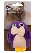 Eastland Catnip Plush Penguin Interactive Cat Toy 10cm