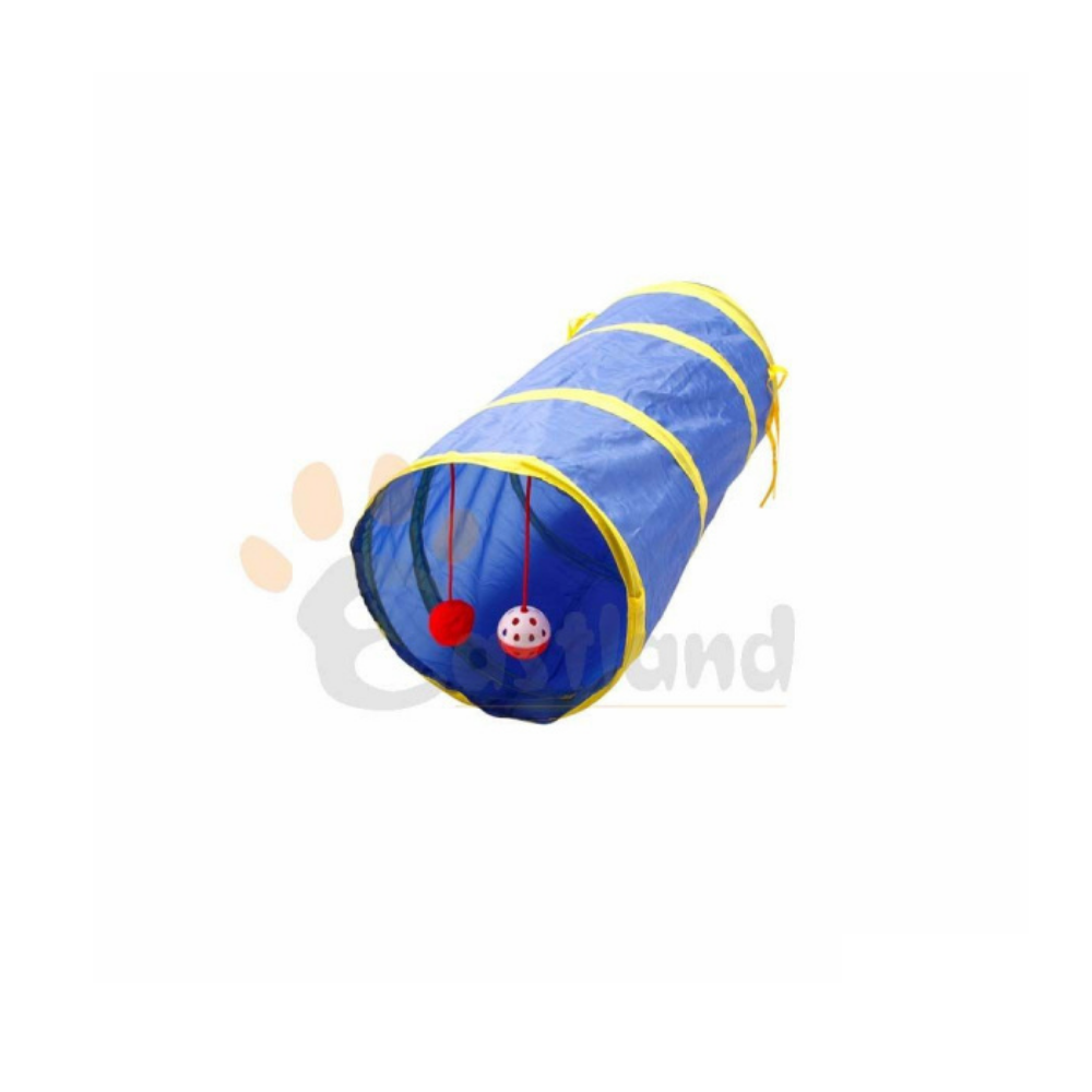 Eastland Interactive Cat Tunnel with Rattle Toy 25x55cm