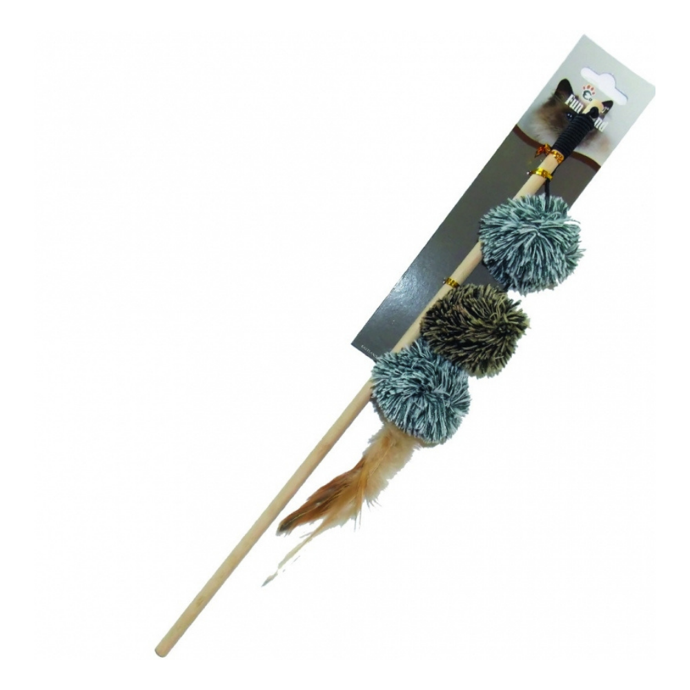 Eastland Catnip Plush Wand Toy for Interactive Play 40 cm