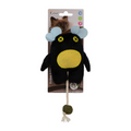 Eastland Black Monster Plush Cat Toy with Catnip 18cm
