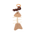 Eastland Plush Fishbone Cat Toy for Active Play 11x4cm