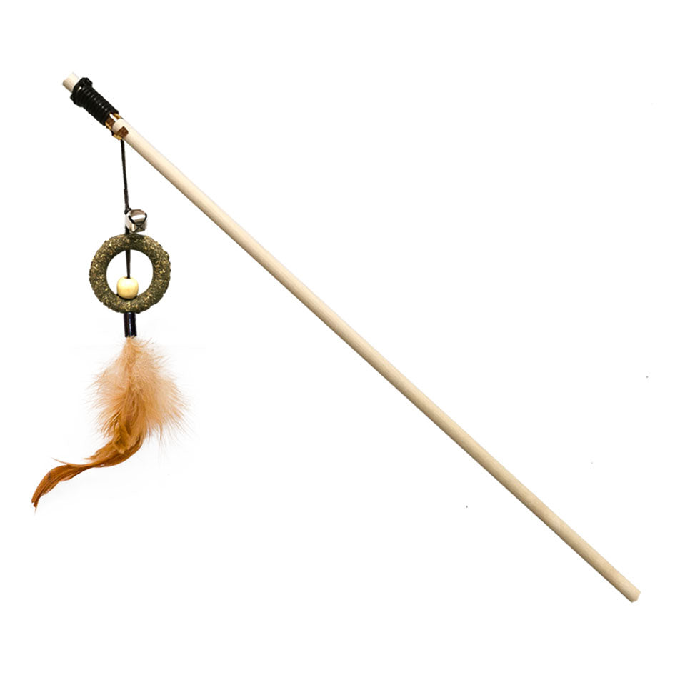 Eastland Feathered Catnip Ring Toy for Active Play 40 cm