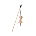 Eastland Feather and Plush Cat Wand Toy for Active Play 46 cm
