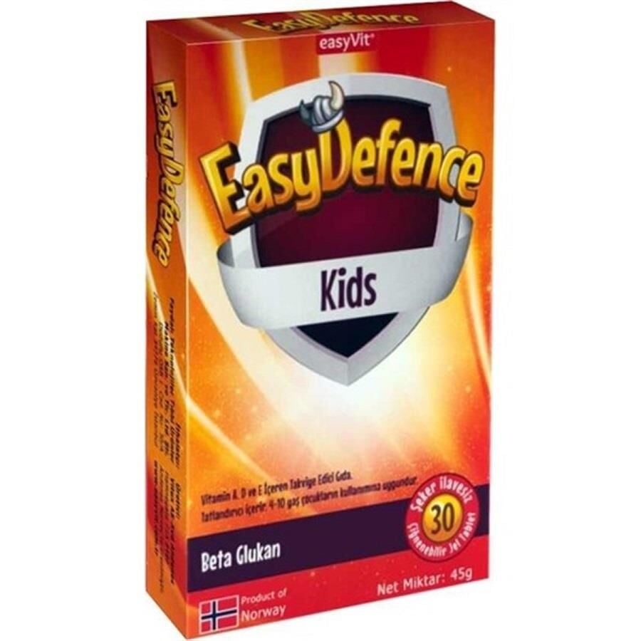 Easyfishoil Eastvit EasyDefence Kids Beta Glucan Gummies 30 Count