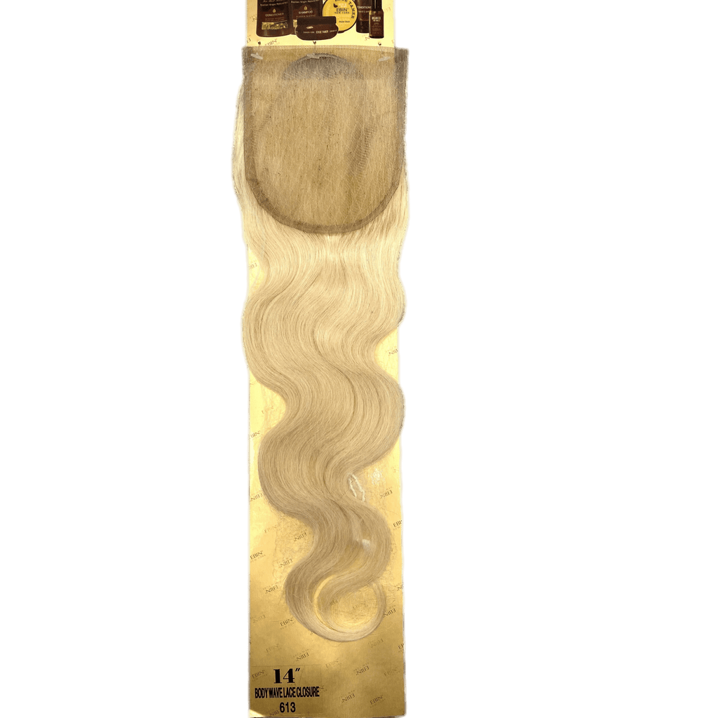 EBIN New York 4x4 Closure Body Wave 14'' (613) Hair Extension