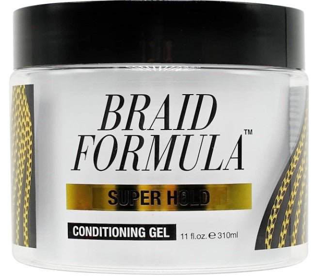 EBIN New York Braid Formula Conditioning Gel, Super Hold, 11 oz