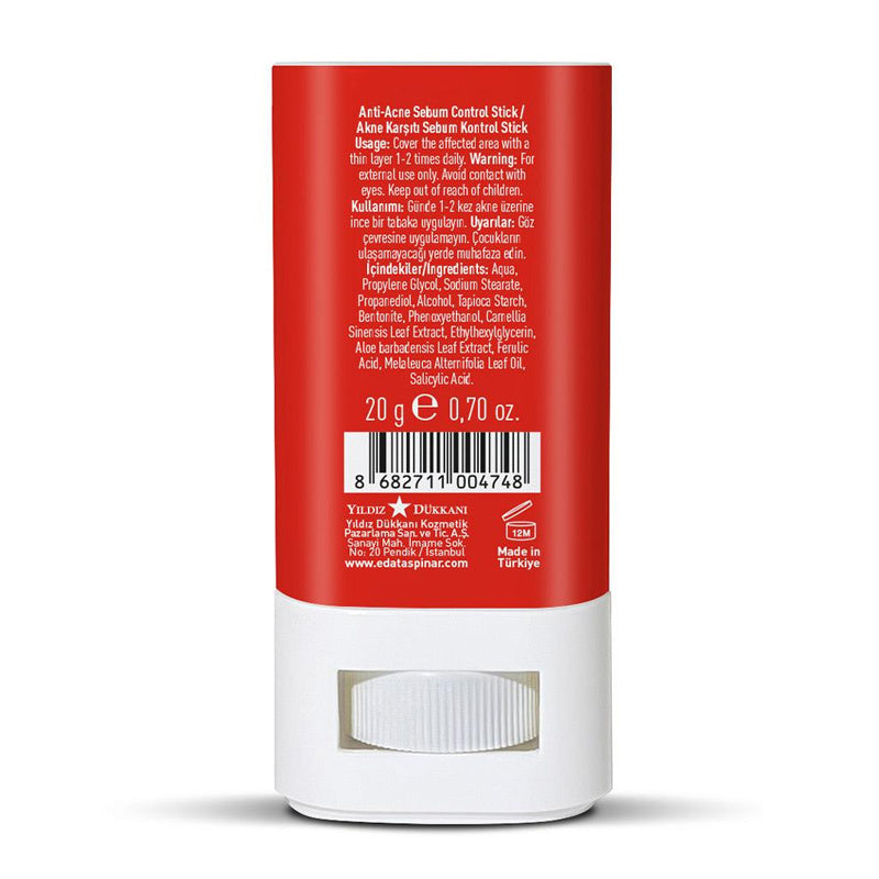 Eda Taspinar Acneteen Sebum Control Stick 20g