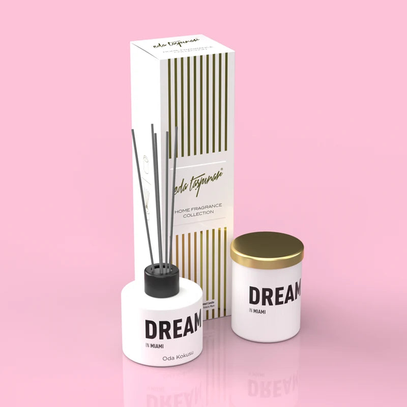 Eda Taspinar In Miami Dream Room Spray & Candle Set 2x100ml