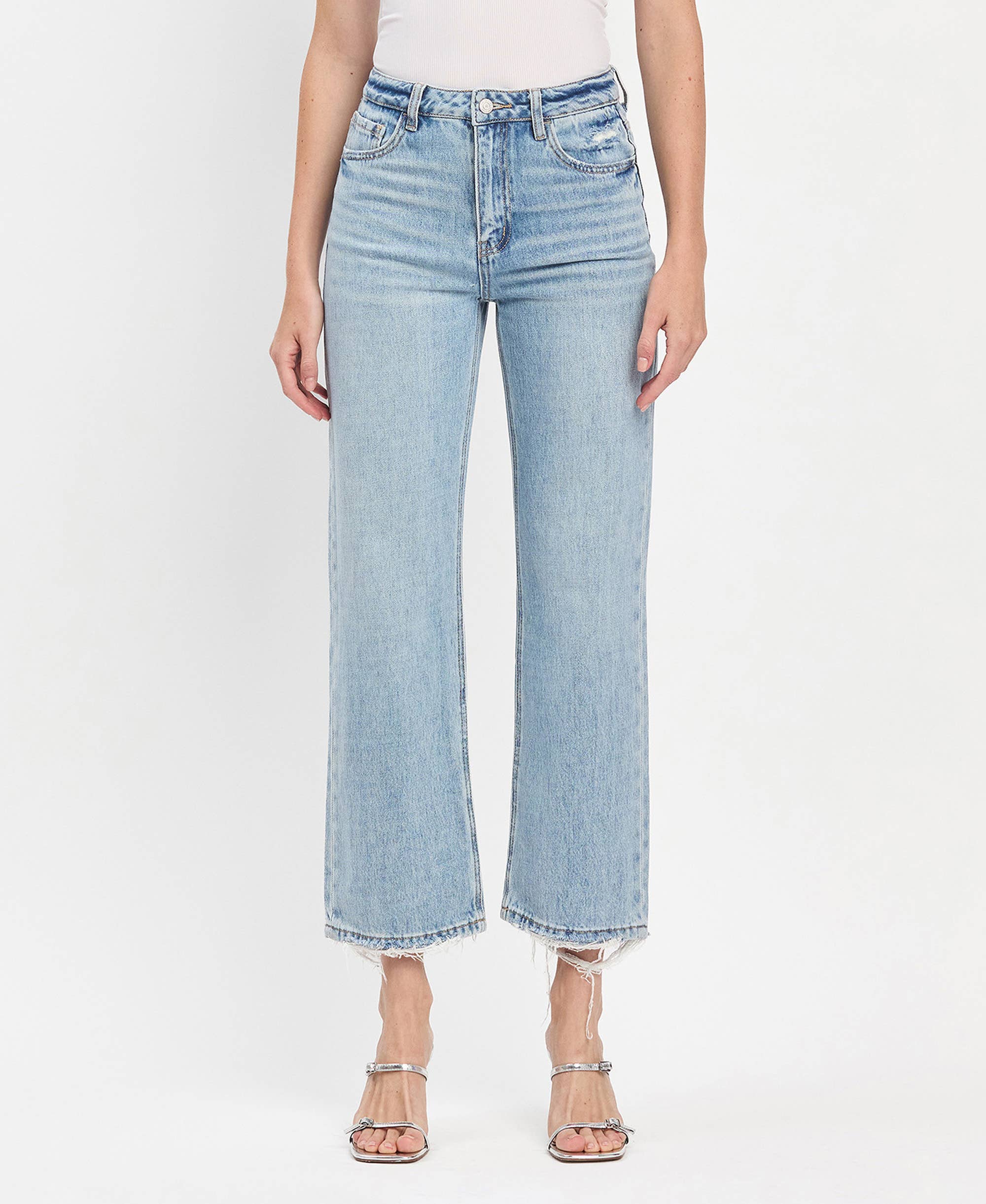 Lina 90's High Rise Ankle Slim Jean